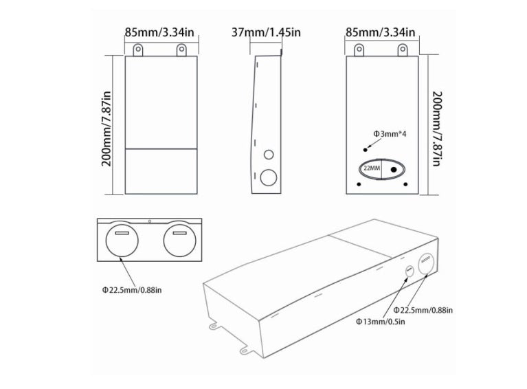 LED Driver | 12V/ 24V DC | Class 2 | Enclosed Metal Box