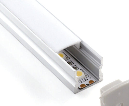 ALU-003, ALU004--1/2" Deep LED Channel Profiles