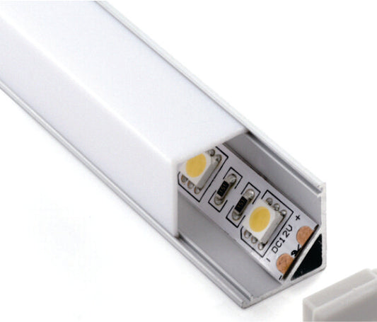 ALU-005, ALU006 -- 90 D, Corner LED Channel Profiles