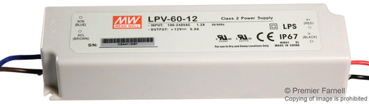 MeanWell LED Driver LPV-60-12